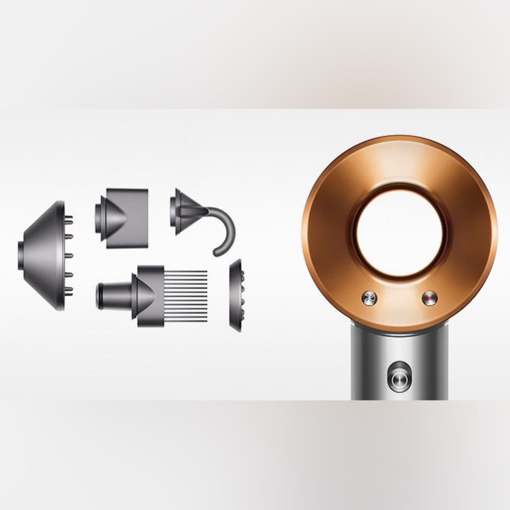 Dyson Supersonic™ hair dryer (Nickel/Copper) 5 attachments